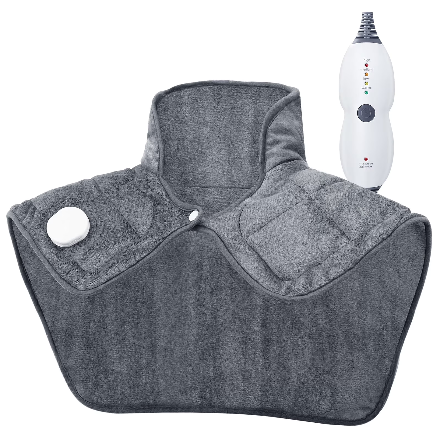 Sable Heating Pad for Back and Cramps Relief, 2.2lb Weighted Heating Pads for Neck and Shoulders, Extra-Large Soft Electric Pad with 4 Heat Settings, Auto-Off, Gifts for Women Men Mom Dad, 22" x 19"