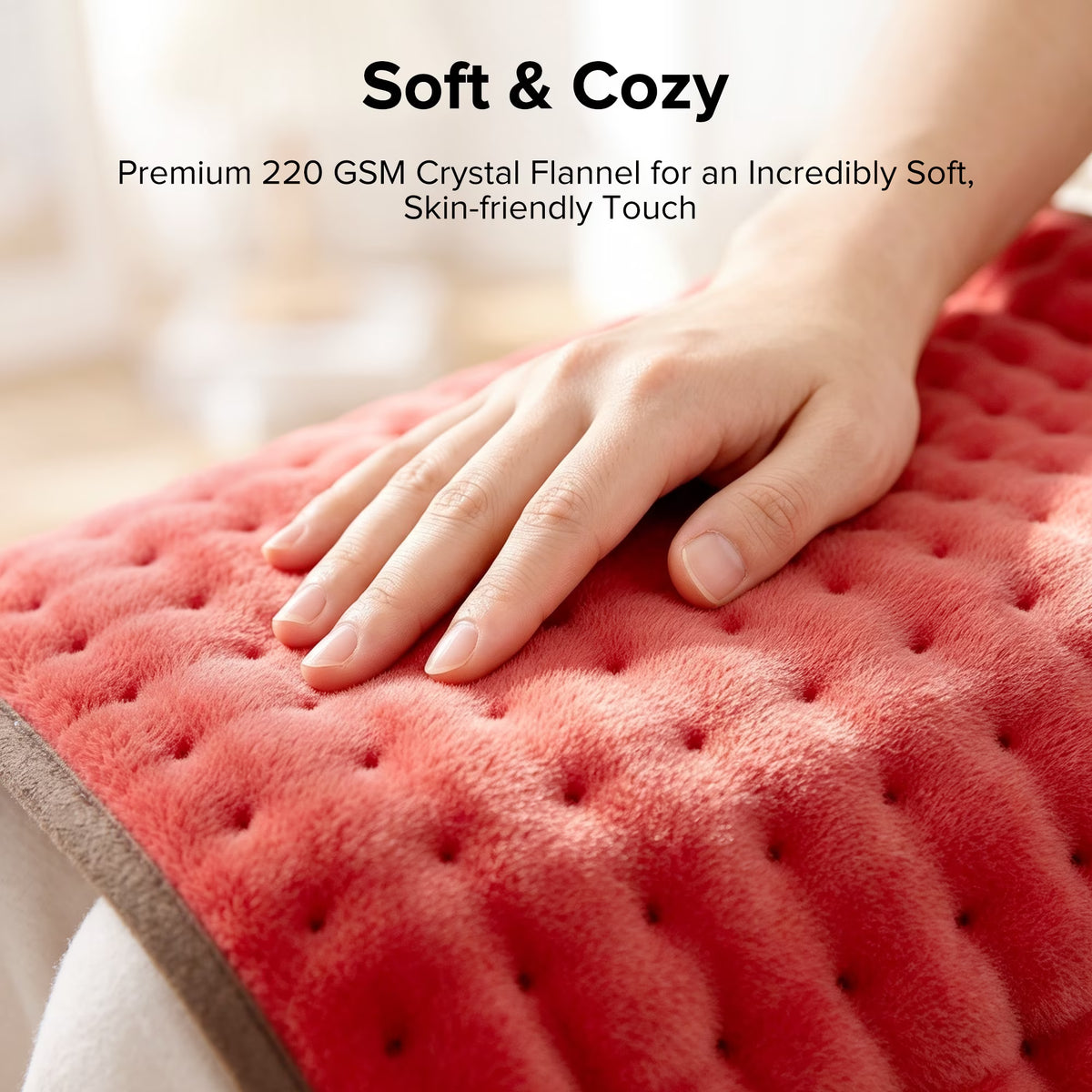 Sable Heating Pad, XXX-Large for Fast Relief with 6 Temperature Settings, 33" X 17", FSA Eligible, Auto Off, Moist & Dry Heat Therapy for Neck Back Shoulder Relief and Cramps