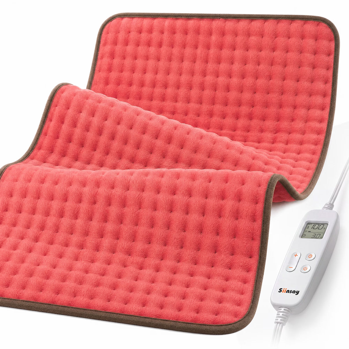 Sable Heating Pad, XXX-Large for Fast Relief with 6 Temperature Settings, 33" X 17", FSA Eligible, Auto Off, Moist & Dry Heat Therapy for Neck Back Shoulder Relief and Cramps